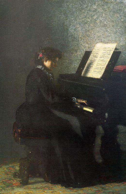 Thomas Eakins Elizabeth at the Piano Germany oil painting art